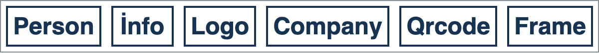 Business card editor adding options