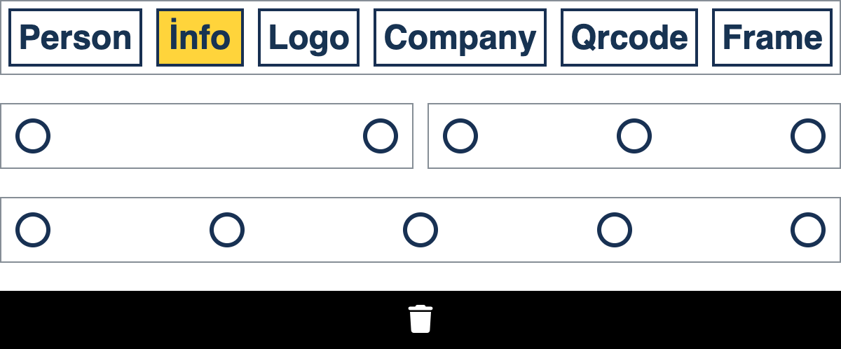 Adding contact info to card